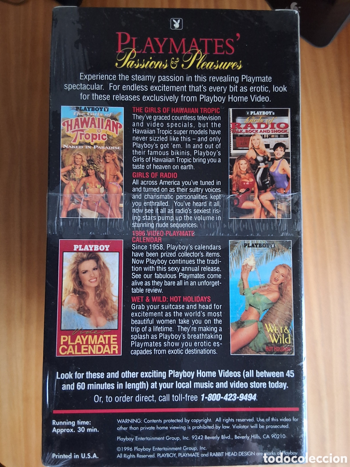 Peliculas: Playboy playmate pasi&oacute;n pleasure pel&iacute;cula VHS a&ntilde;o 1996