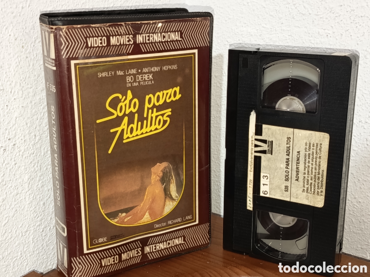 Peliculas: S&oacute;lo para adultos de Bo Derek. Pel&iacute;cula VHS