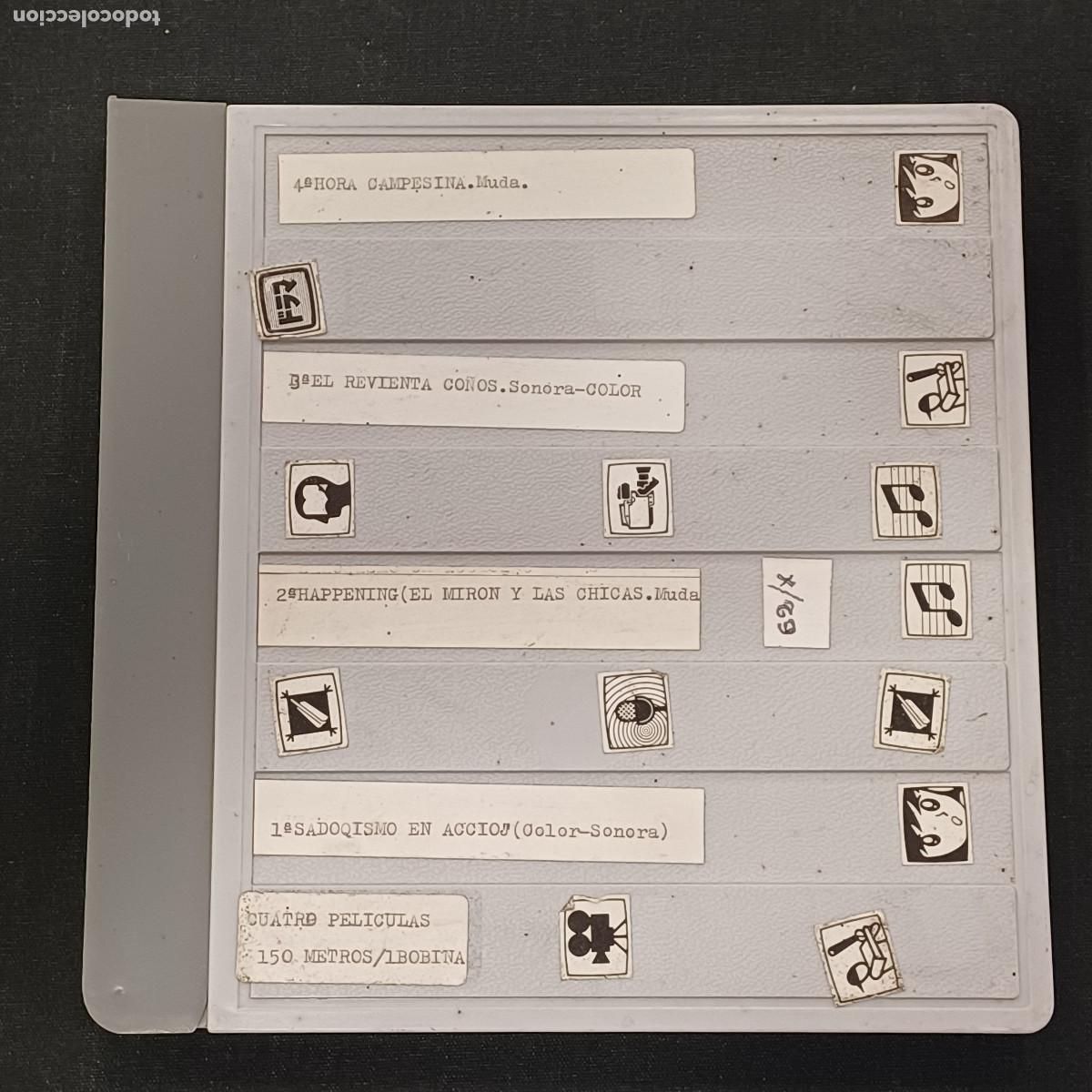 Peliculas: 4&ordm;HORA CAMPESINA-EL REVIENTA...-EL MIRON Y LAS CHICAS-SADOQUISMO EN ACCION/SUPER 8 EROTICO/ADULTOS.