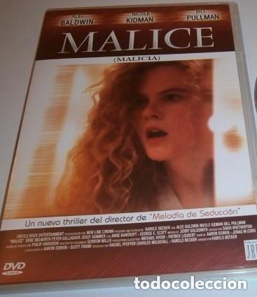 Filme: DVD - MALICE - MALICIA -- ALEC BALDWIN - NICOLE KIDMAN - BILL PULLMAN