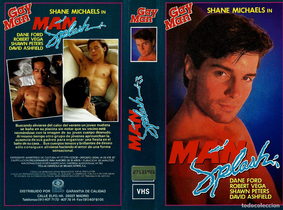 Films: MAN SPLASH DAVID ASHFIELD CHRIS REED SHANE MICHAELS DANE FORD SHAWN PETERS XXX HOMOSEXUAL X GAY VHS