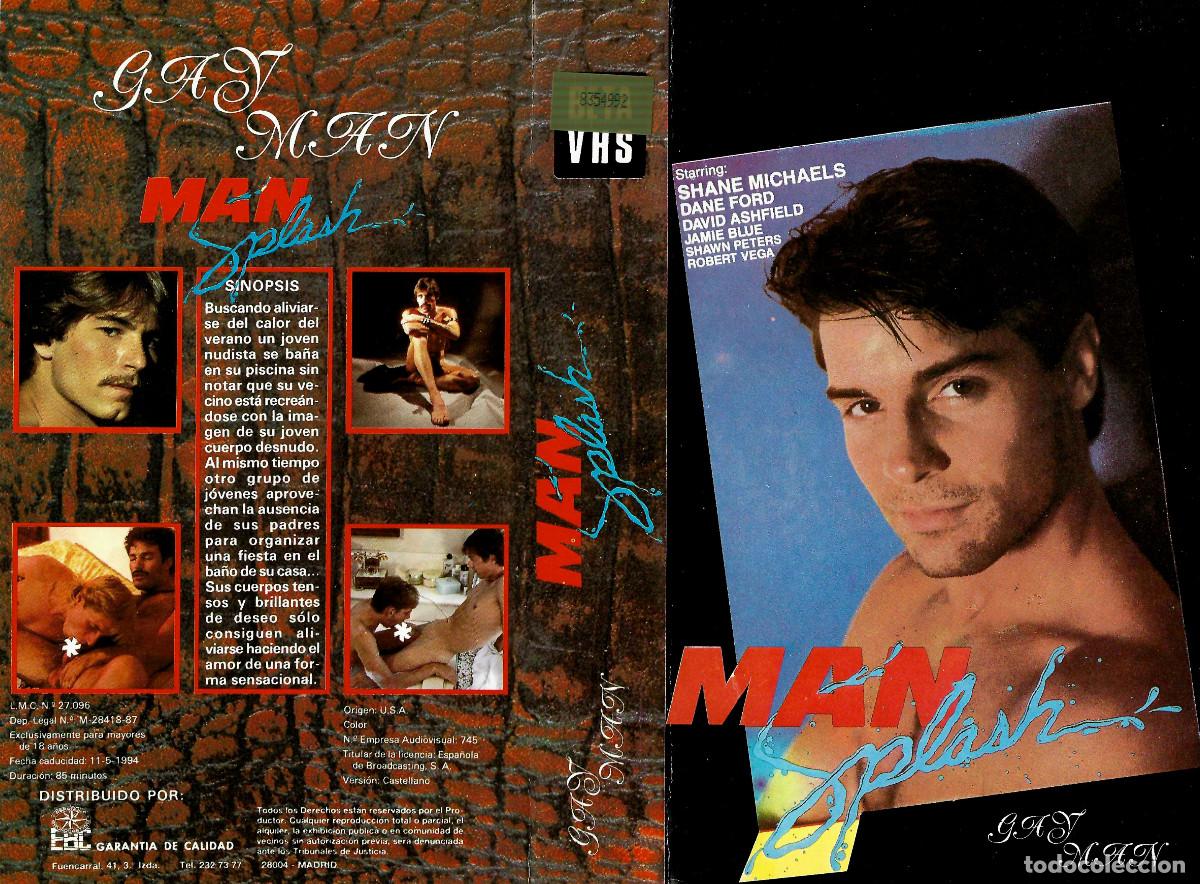 Peliculas: MAN SPLASH DAVID ASHFIELD CHRIS REED DANE FORD SHAWN PETERS JOEL CURRY VEGA DAVID MCCABE GAY MAN VHS