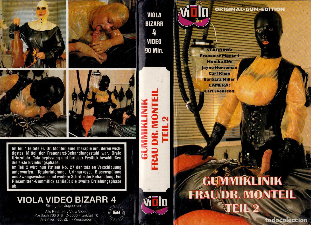 Peliculas: GUMMIKLINIK FRAU DR MONTEIL TEIL 2 NATALIA MUEHLHAUSEN VIOLA BIZARR 4 MASK LATEX GUM FETISH BDSM VHS
