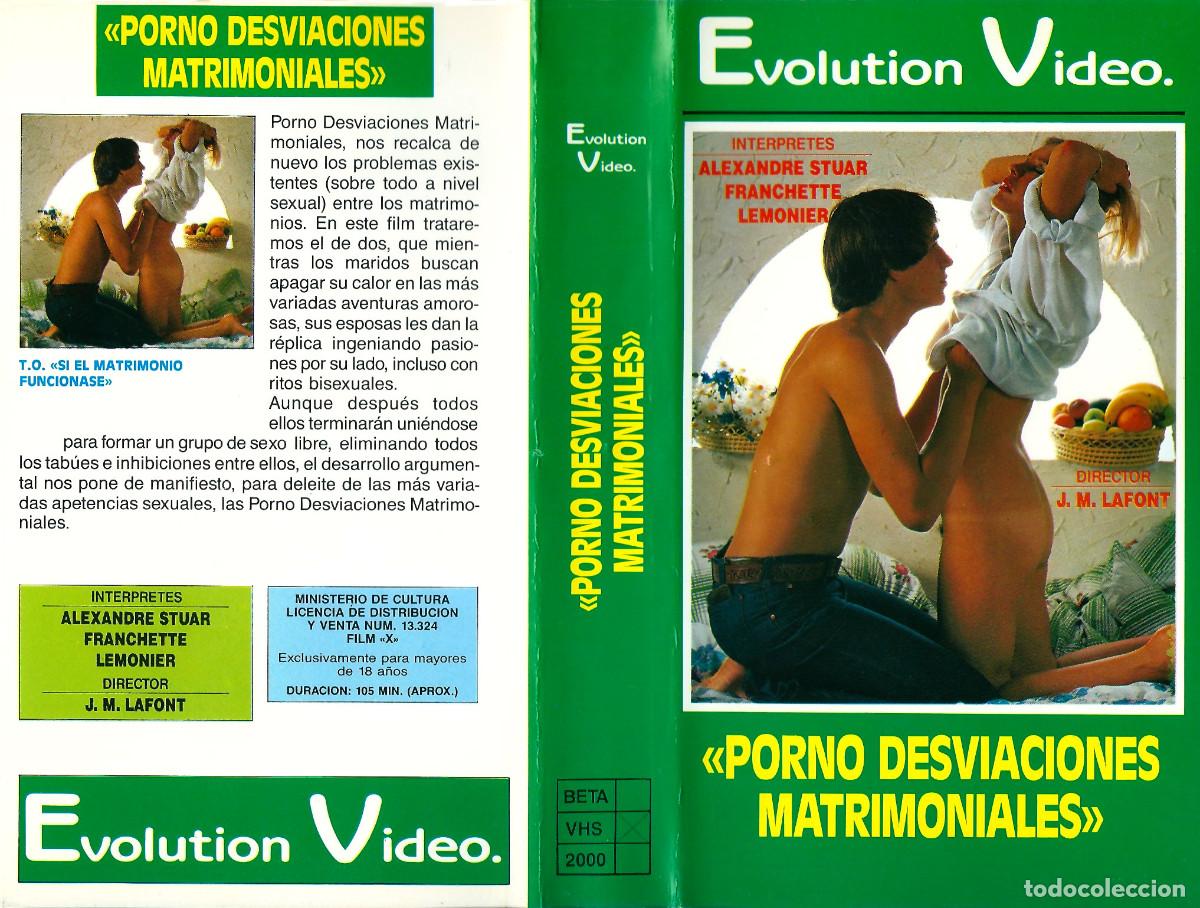 Peliculas: PORNO DESVIACIONES MATRIMONIALES ALEXANDRE STUAR FRANCHETTE LEMONIER J.M. LAFONT X RAREZA PORNO VHS