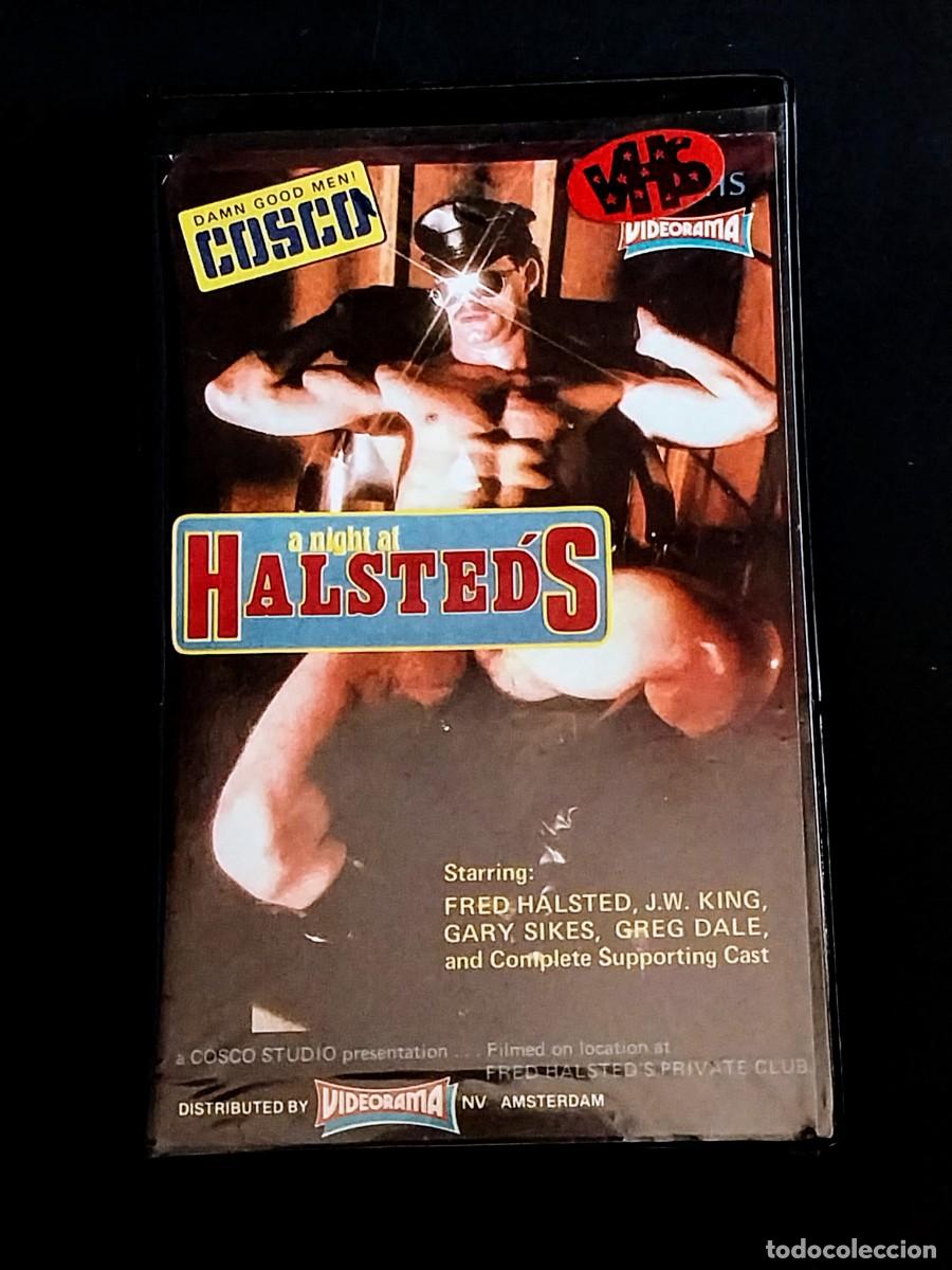 Films: A NIGHT AT HALSTED'S 1981 PAL VHS GAY PORN - FRED HALSTED - J.W. KING - GLORY HOLES SM FETISH