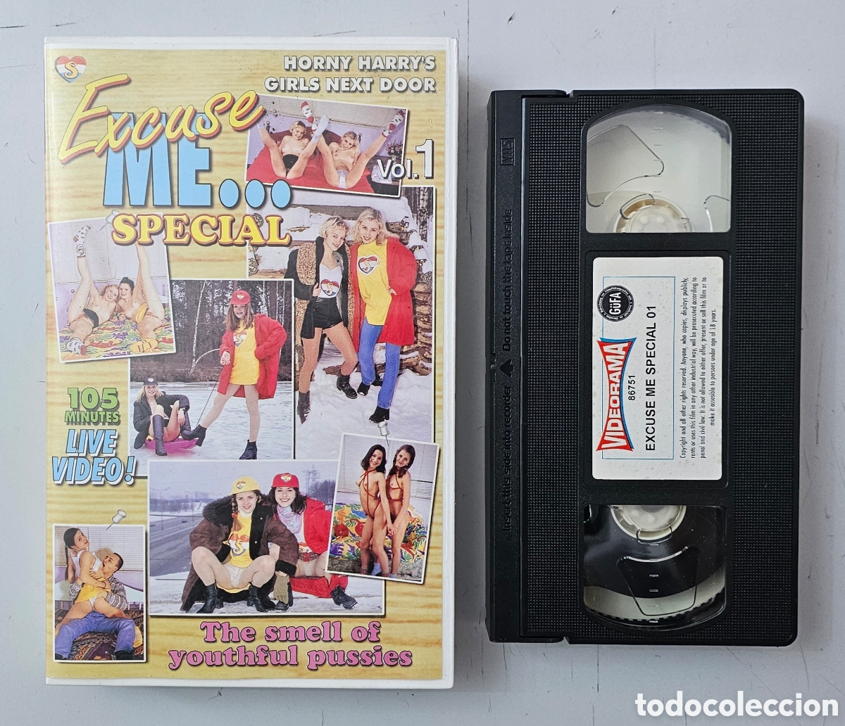 Films: VHS EXCUSE ME SPECIAL VOL.1 (Holanda - 1990s) EROTICA X PORNO