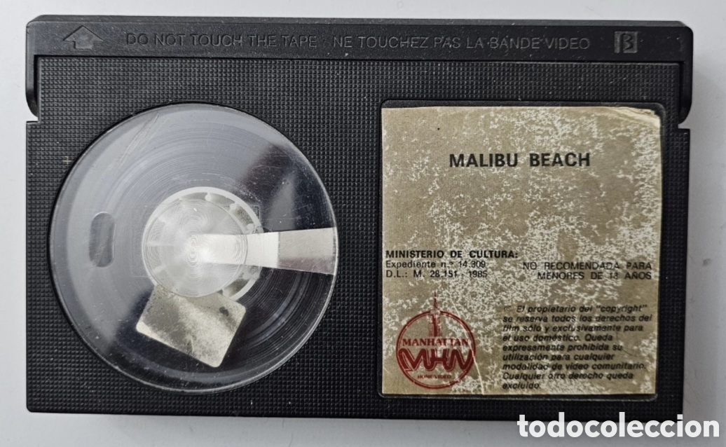 Peliculas: BETA MALIBU BEACH 1985 MHV Manhattan Home Video EROTICA X PORNO