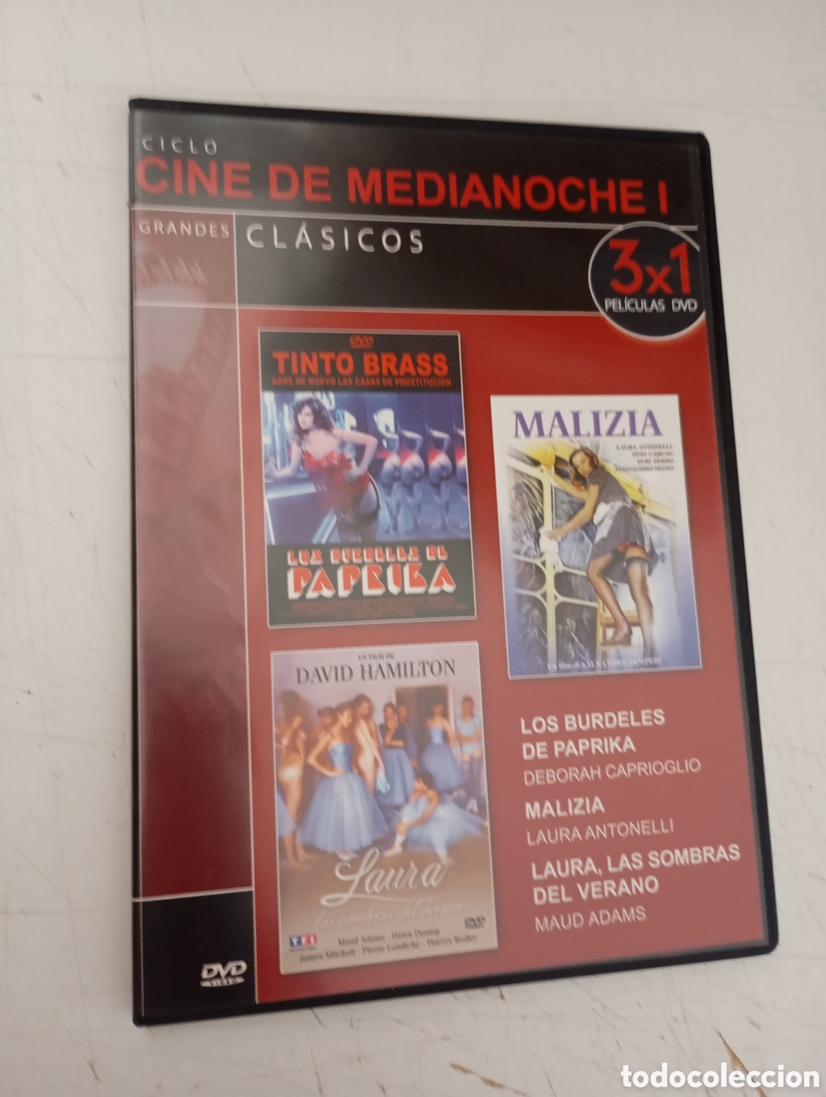 Peliculas: CINE DE MEDIANOCHE - GRANDES CL&Aacute;SICOS - 3X1 PEL&Iacute;CULAS DVD