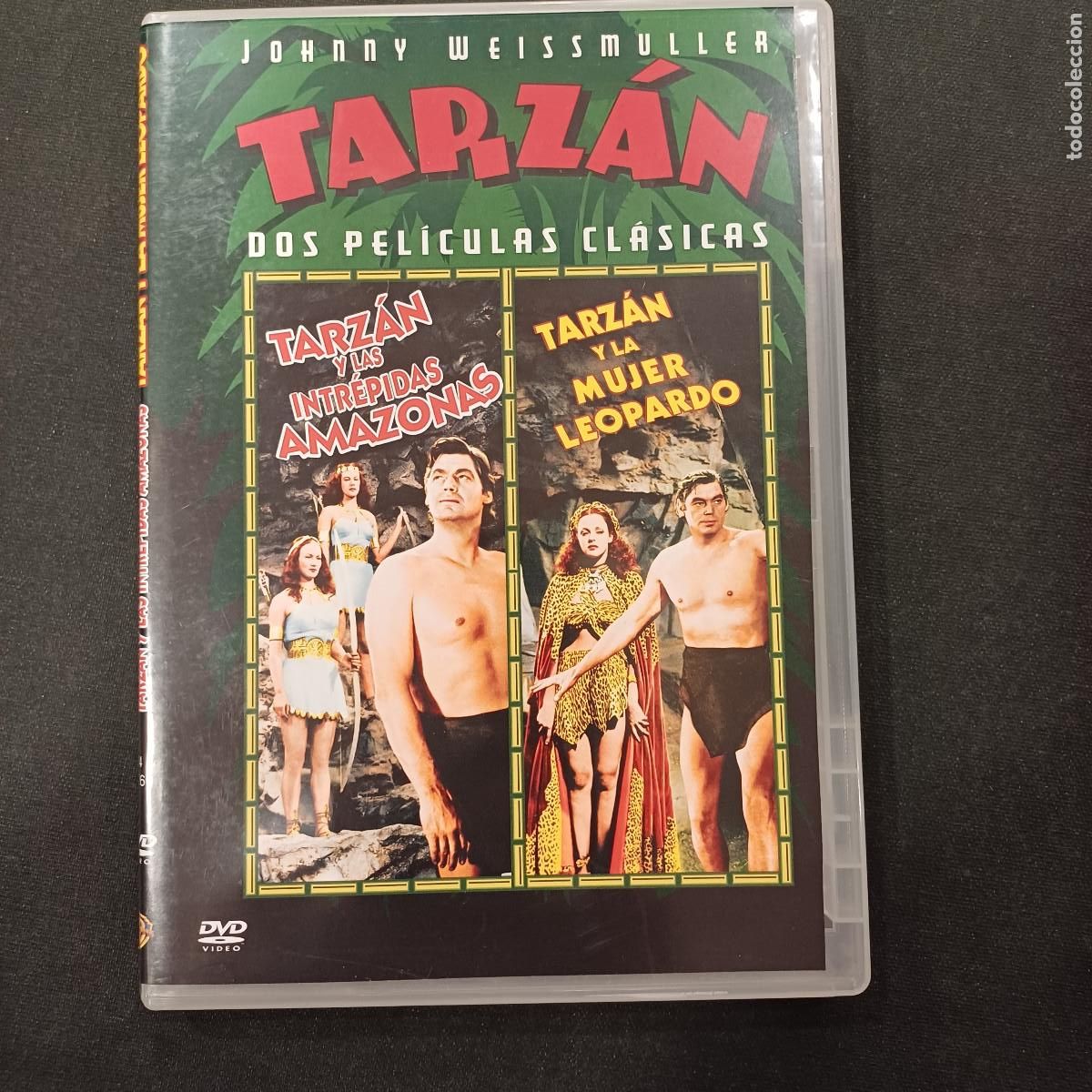 Peliculas: TARZAN Y LAS INTREPIDAS AMAZONAS/TARZAN Y LA MUJER LEOPARDO/DVD.