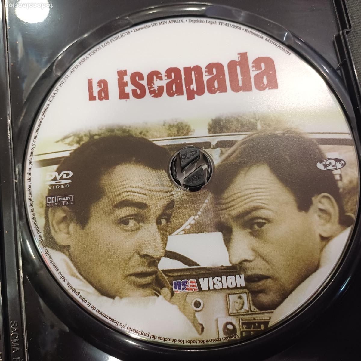 Peliculas: LA ESCAPADA/DINO RISI/DVD. - Foto 2