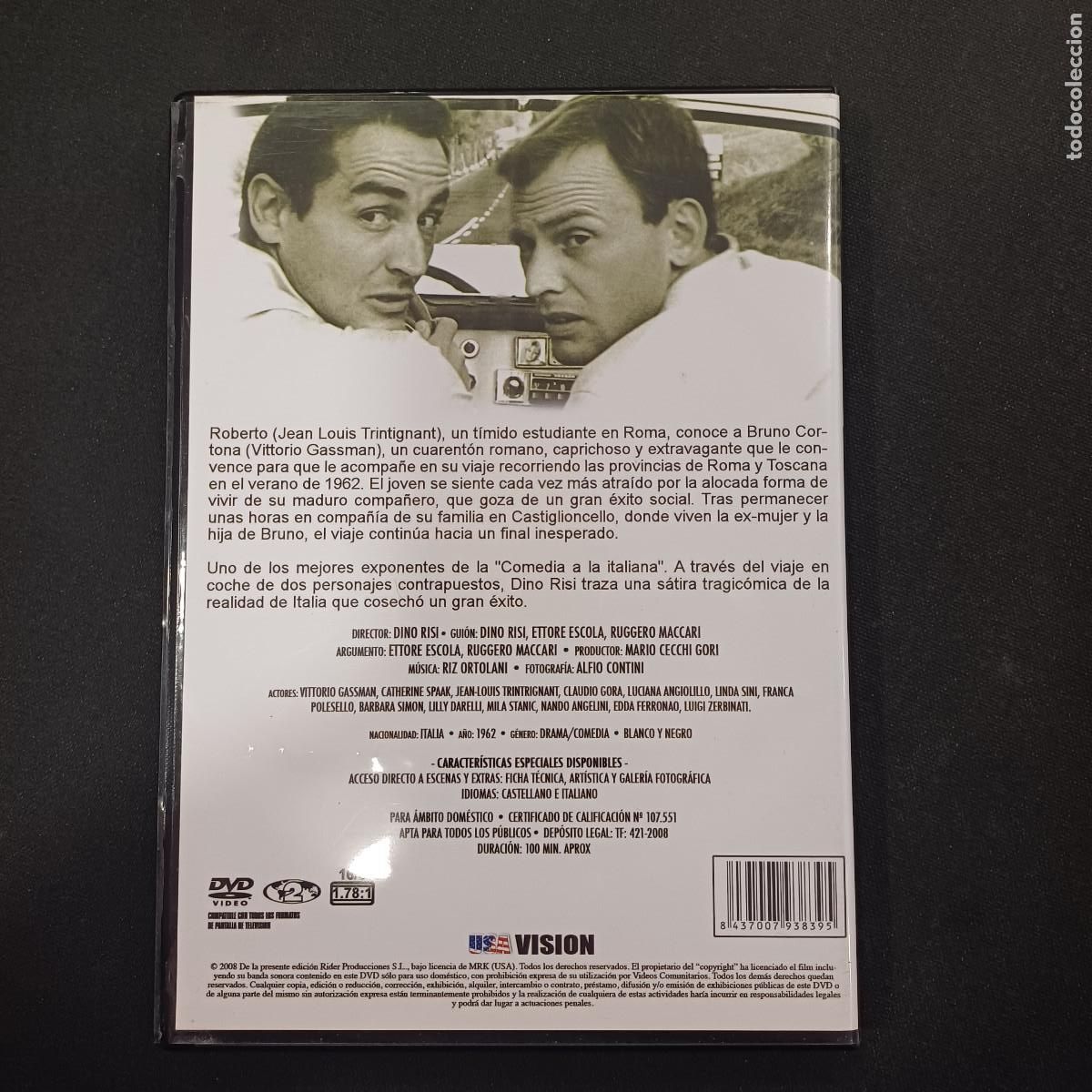 Peliculas: LA ESCAPADA/DINO RISI/DVD. - Foto 3