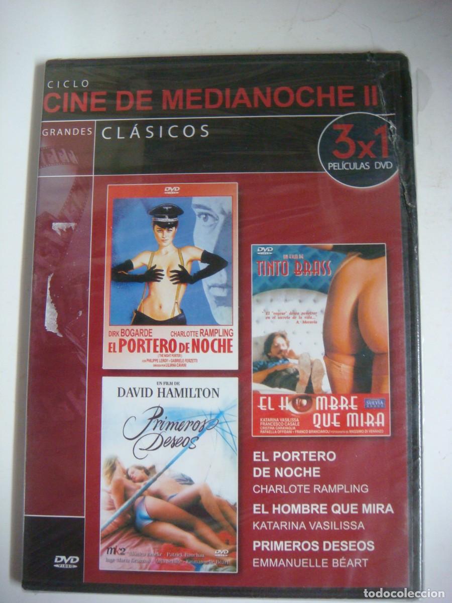 Peliculas: D.V.D. DE CINE DE MEDIANOCHE 3X 1 EL PORTERO DE NOCHE-PRIMEROS DESEOS Y EL HOMBRE QUE MIRAS-(&)
