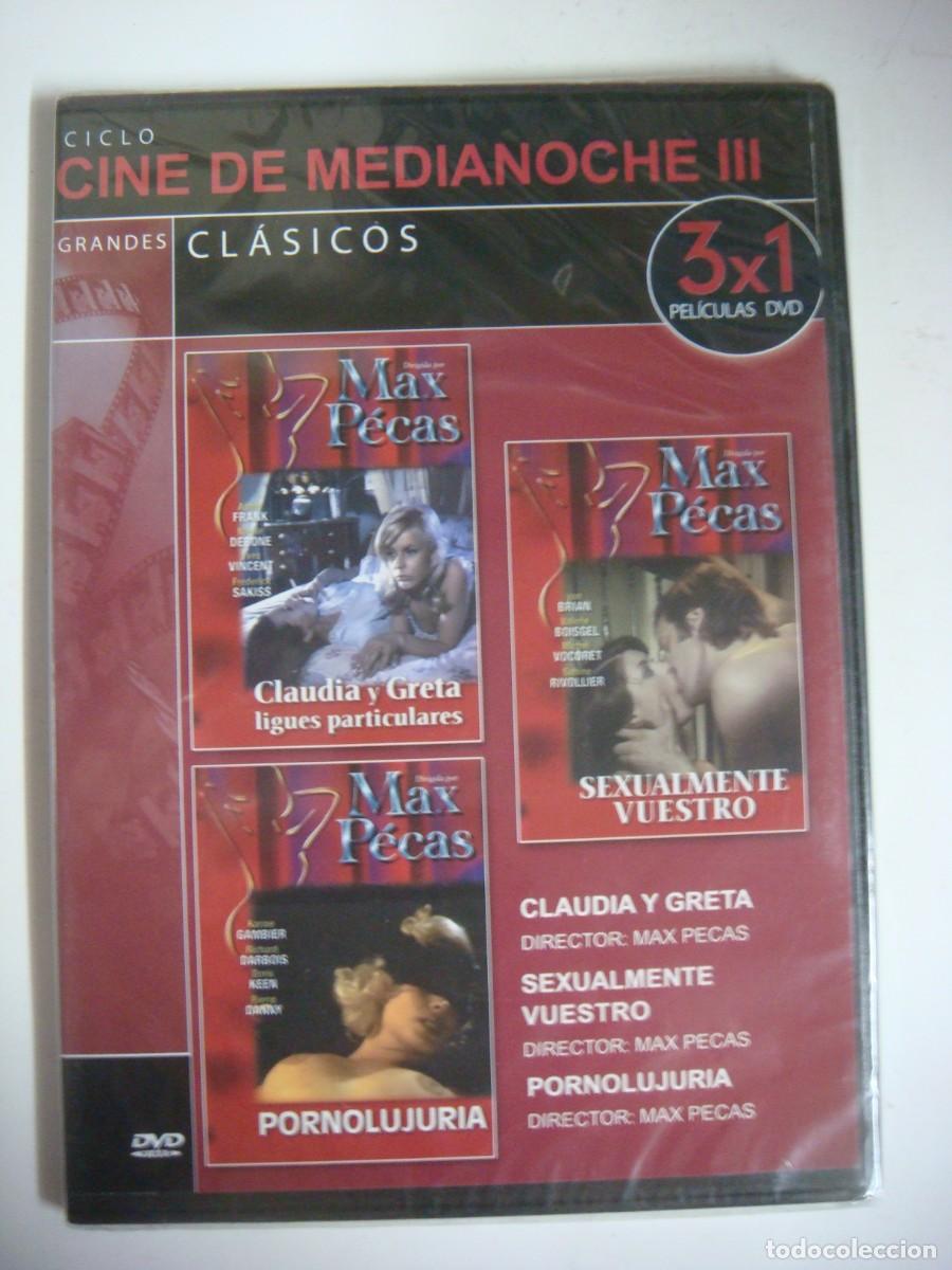 Peliculas: D.V.D. DE CINE DE MEDIANOCHE 3X 1 CLAUDIA Y GRETA-PORNOLUJURIA Y SEXUALMENTE VUESTRS-(&)