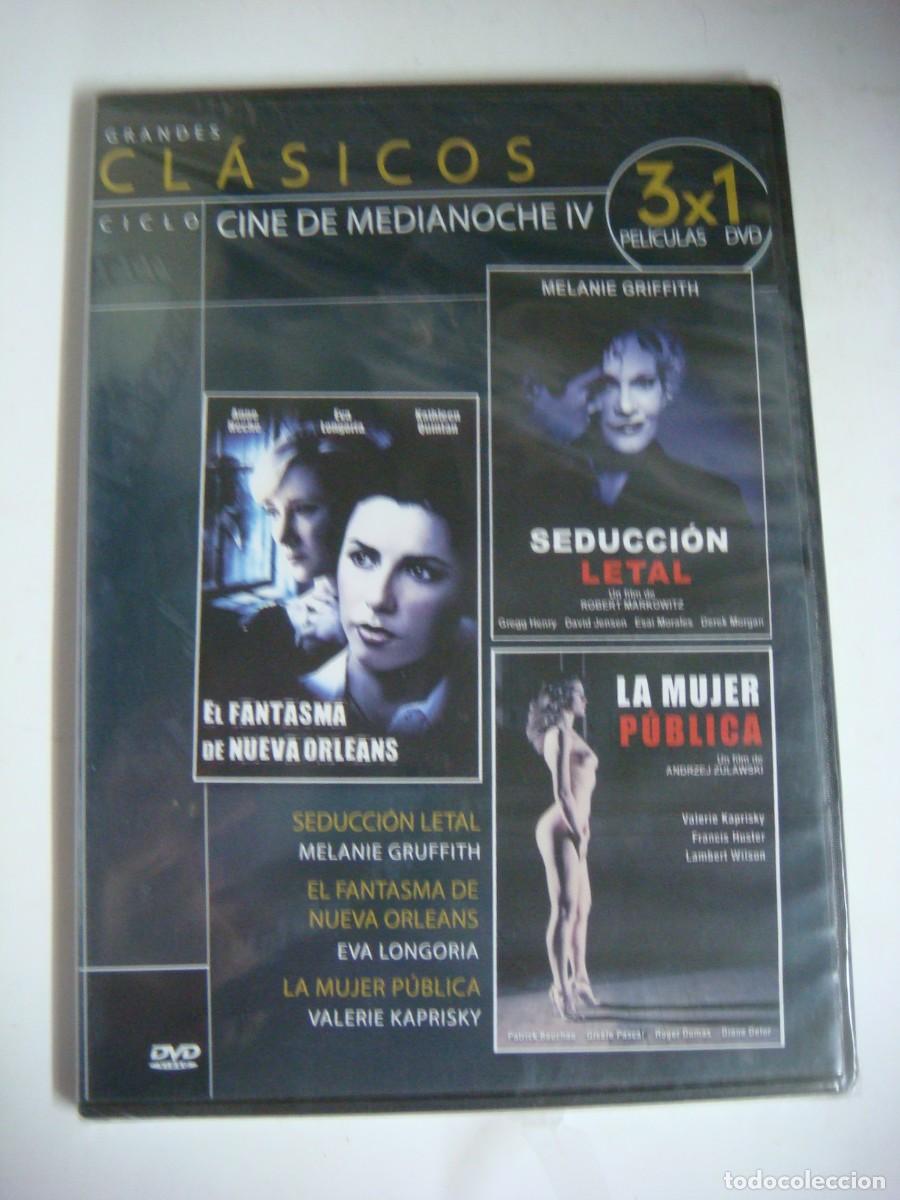 Peliculas: D.V.D. DE CINE DE MEDIANOCHE 3X 1 EL FANTASMA DE NUEVA ORLEANS-SEDUCCION LETAL Y LA MUJER PUBLIC-(&)