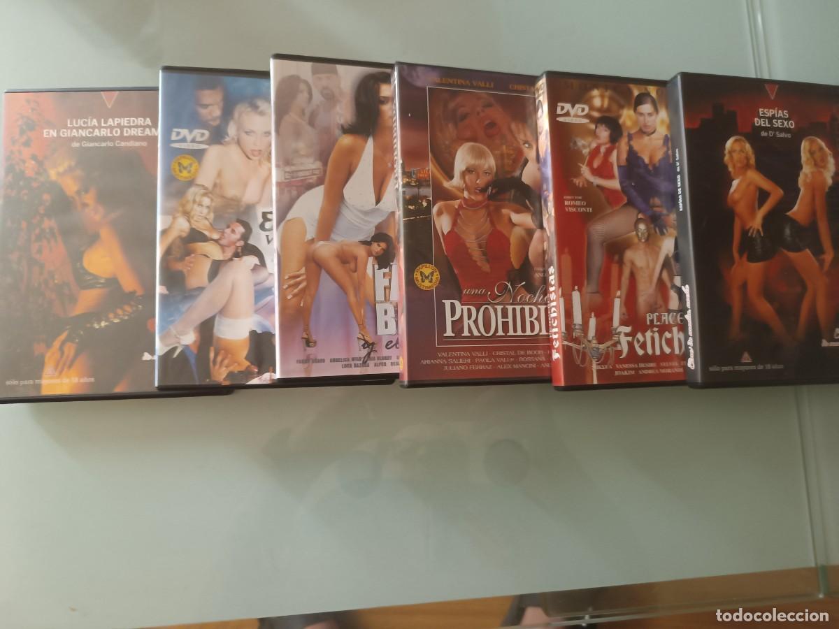 Peliculas: ADULTOS. 6 DVD. Luc&iacute;a Lapiedra. Una noche prohibida. Esp&iacute;as del sexo. Er&oacute;tico veneciano. Fanny Brav