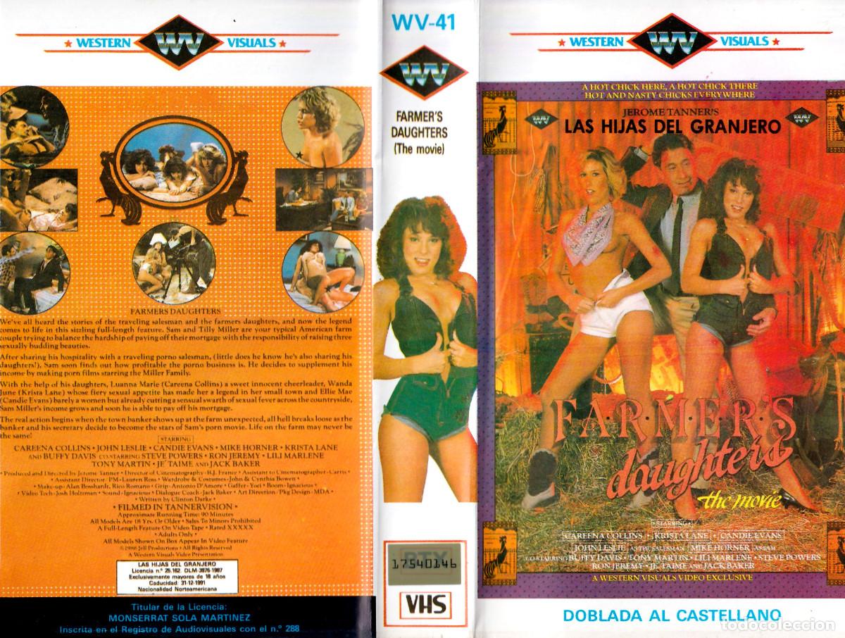 Peliculas: FARMER'S DAUGHTERS CAREENA COLLINS CANDIE EVANS JE TE AIME LILI MARLENE KRISTA LANE BUFFY DAVIS VHS