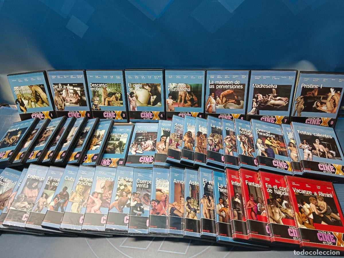 Peliculas: 48 titulos, noche de cine X en DVD, interviu, del 1 al 51 faltando 3