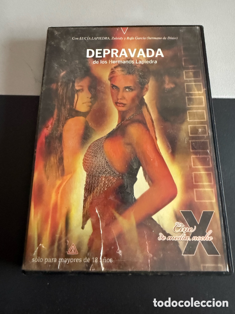 Films: DVD. DEPRAVADA. LUCIA LAPIEDRA. Car&aacute;tula algo estropeada