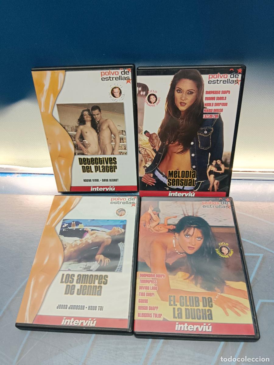 Films: 4 dvds cine para adultos, Interviu, polvo de estrellas