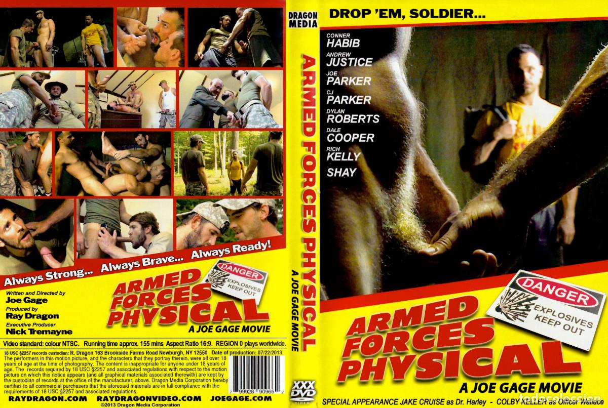Filme: ARMED FORCES PHYSICAL JAKE CRUISE COLBY KELLER DYLAN ROBERTS JOE PARKER CONNER HABIB ANDREW GAY DVD
