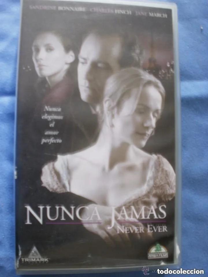 Films: VHS - NUNCA JAMAS - pelicula erotica - TIENE BAJO AUDIO - SANDRINE BONNAIRE - CHARLES FINCH - JANE M