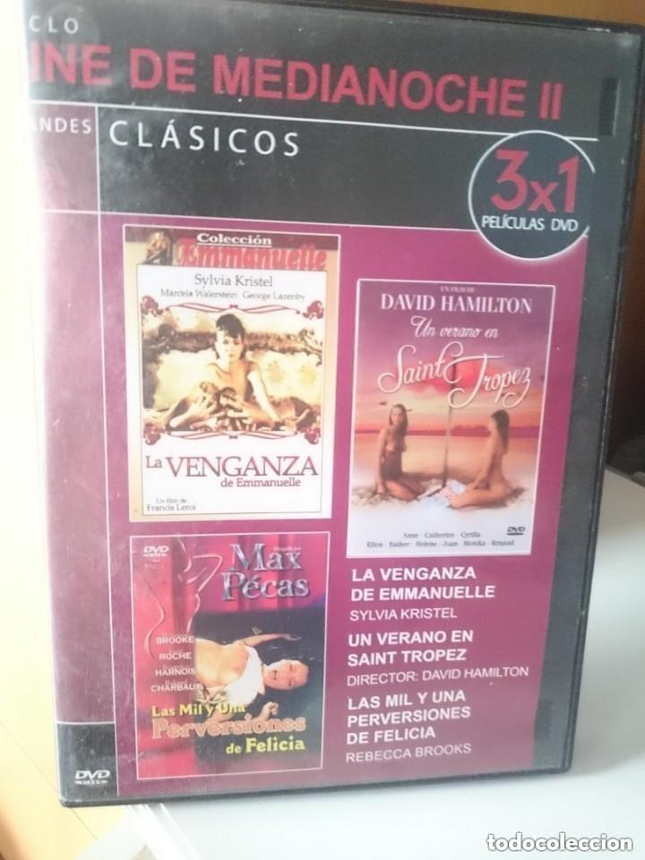 Peliculas: DVD - COLECCIONISMO PARA ADULTOS - CINE DE MEDIANOCHE II - 3 PELICULAS - VER FOTO . 3 PELICULAS