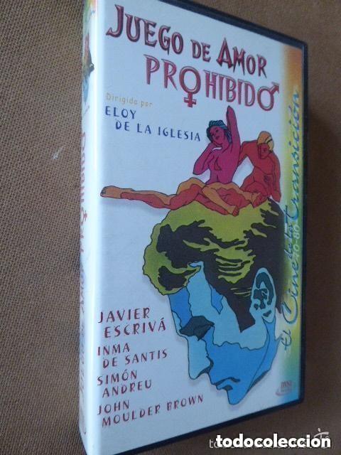 Peliculas: VHS - JUEGO DE AMOR PROHIBIDO - JAVIER ESCRIV&Aacute; - INMA DE SANTIS