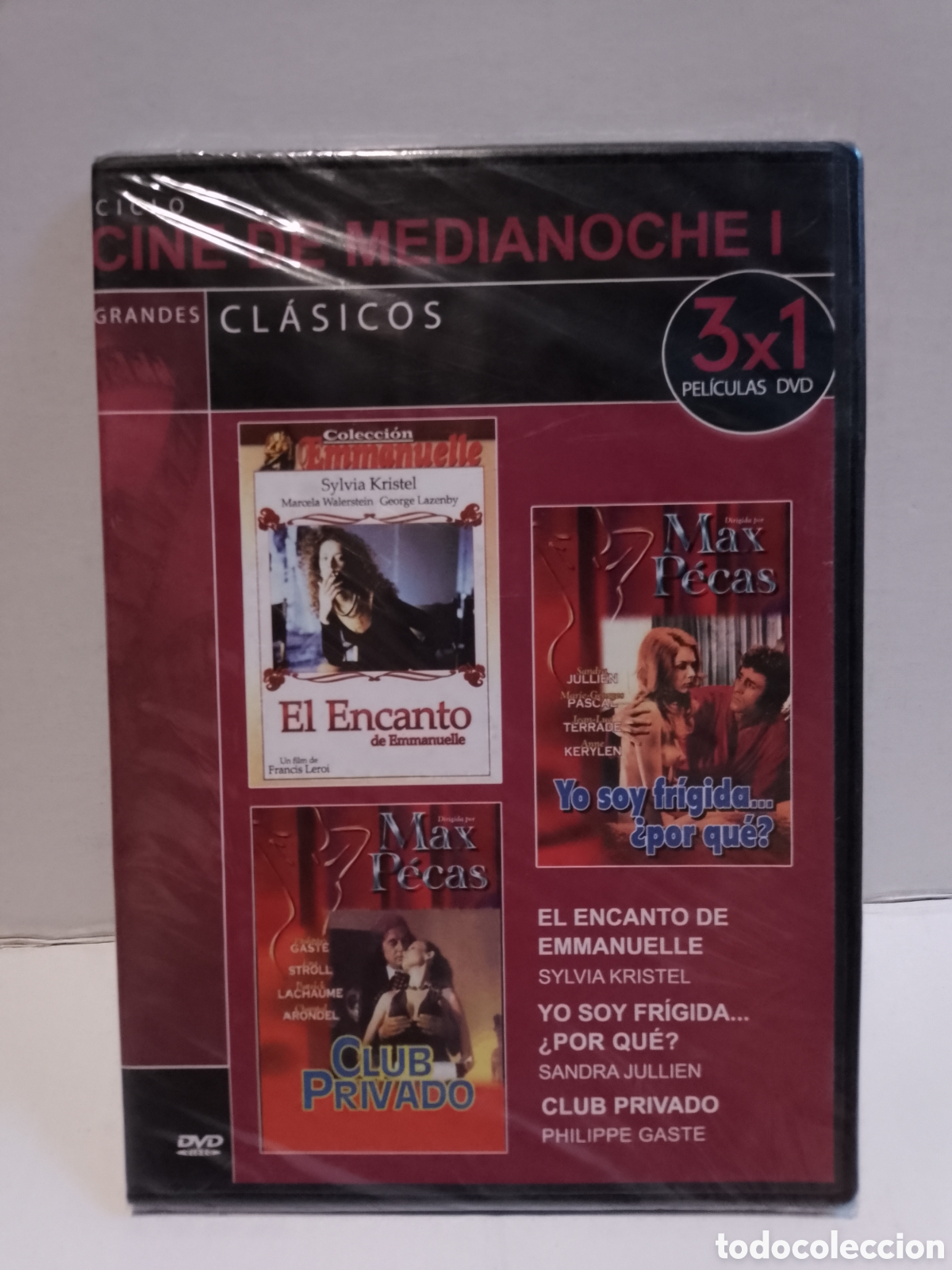Peliculas: EL ENCANTO- YO SOY FRIGIDA- CLUB PRIVADO- DVD SLIM NUEVO PRECINTADO