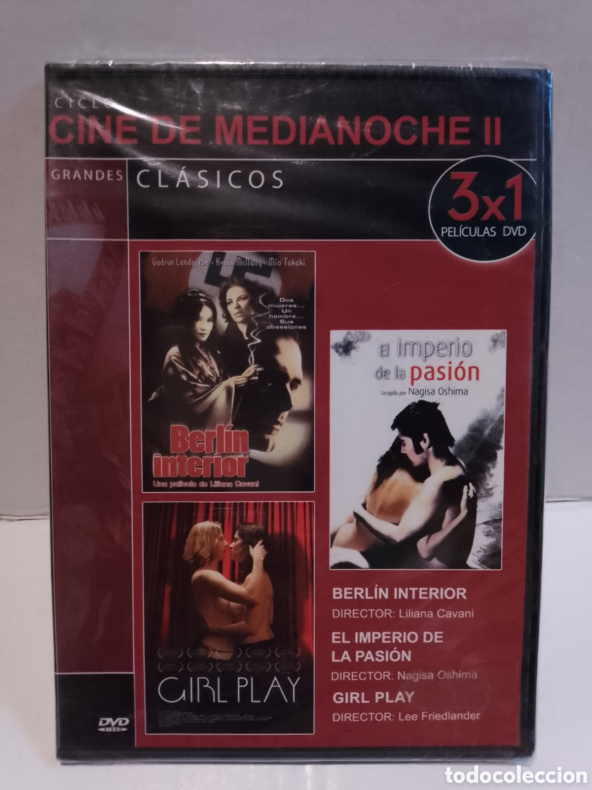 Peliculas: BERLIN INTERIOR- EL IMPERIO DE LA PASION- GIRL PLAY- DVD NUEVO PRECINTADO