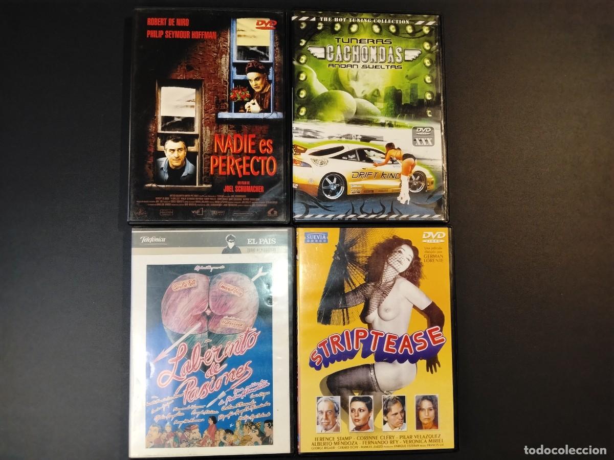 Film: 4 DVD (CACHONDAS-LABERINTO DE PASIONES-STRIPEASE-NADIE ES PERFECTO)