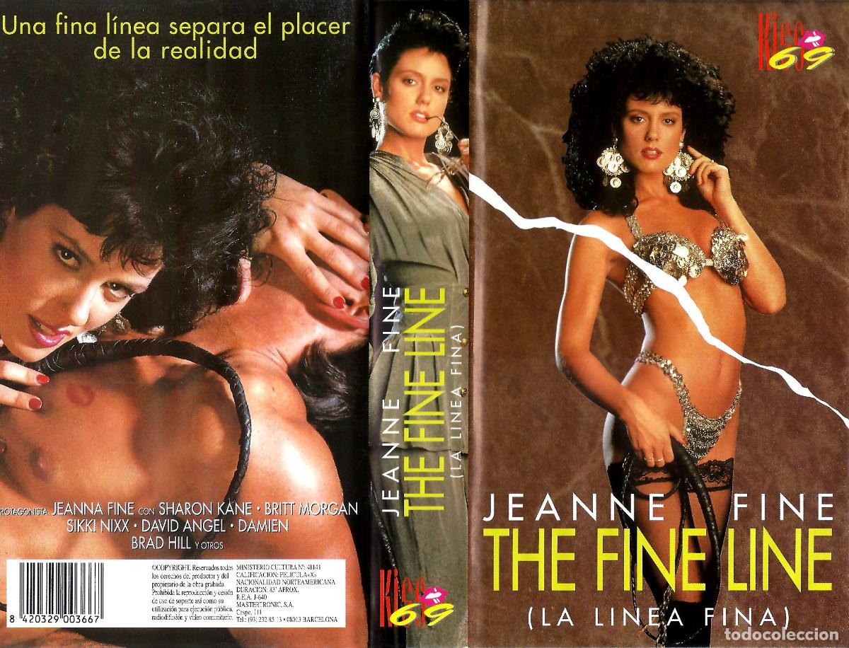 Peliculas: THE FINE LINE SHARON KANE JEANNA FINE BRITT MORGAN BEVERLY HILLS BRAD HILLWOODY LONG SIKKI NIXX VHS