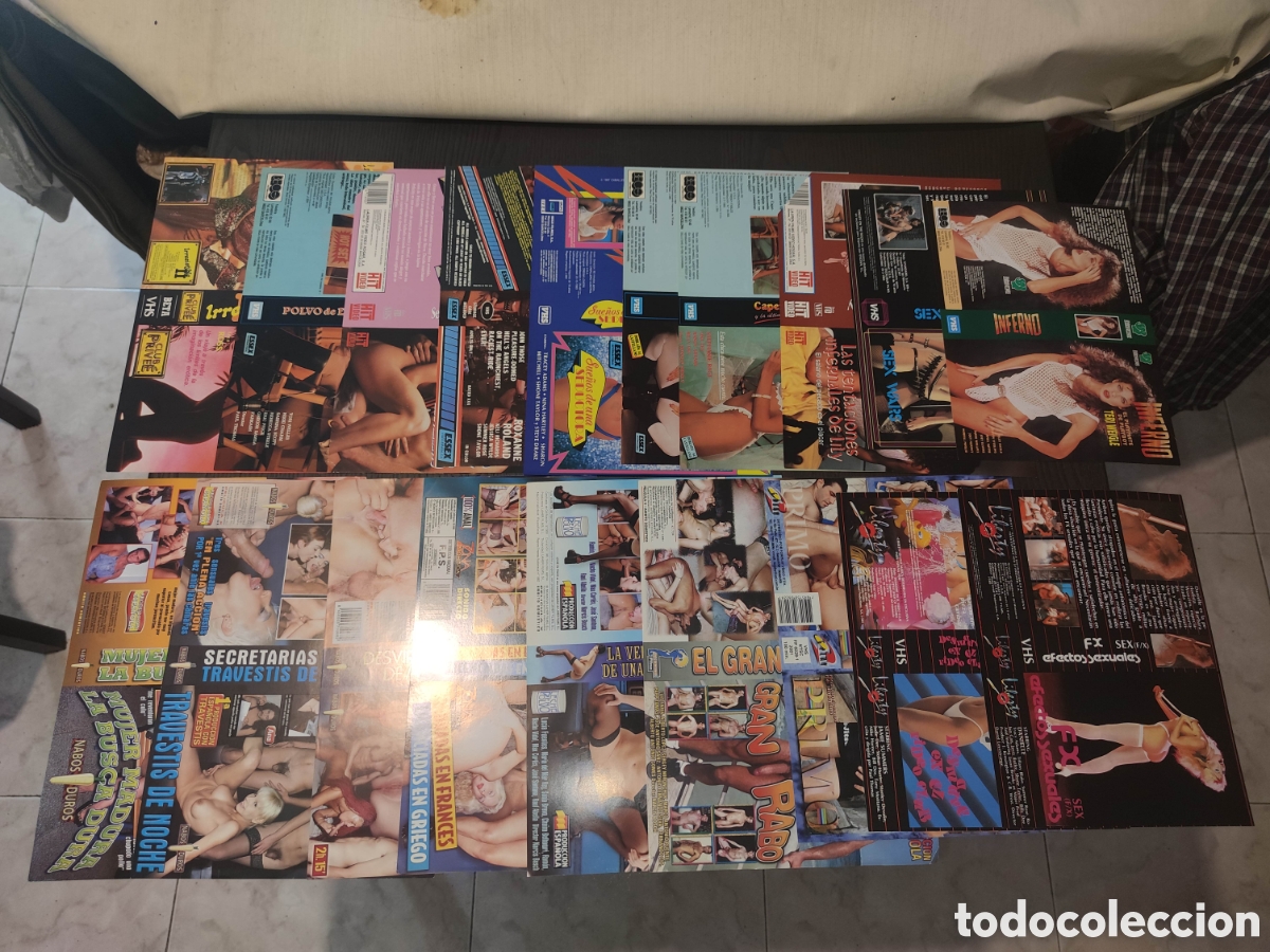 Peliculas: Lote 19 caratulas VHS - Variadas - Nunca dobladas, como nuevas - Para adultos