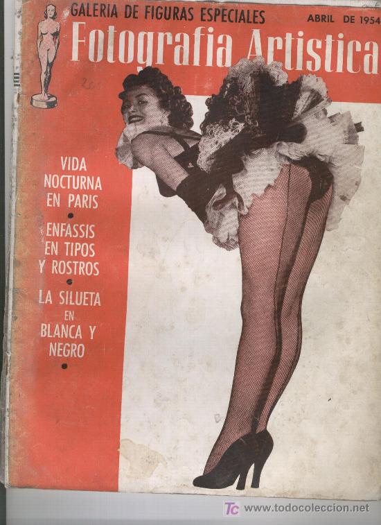 Zeitschriften: REVISTA EROTICA VINTAGE FOTOGRAFIA ARTISTICA A&Ntilde;O 1954 DESNUDOS FEMENINOS DEUTCH GLASS PUTT