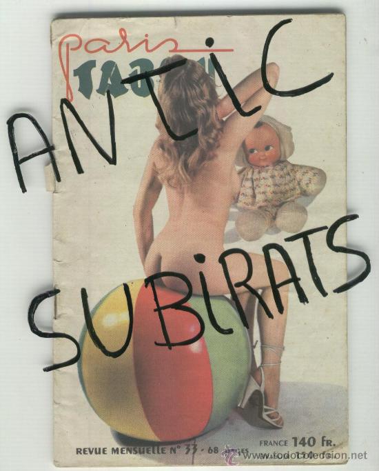 Zeitschriften: REVISTA EROTICA FRANCESA VINTAGE TABU PARIS A&Ntilde;O 1952 ARTICULO SOBRE LA SEU D'URGELL FETICHISMO