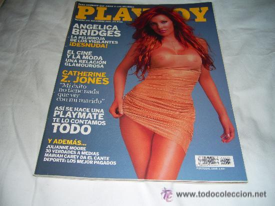 Magazines: PLAYBOY N&ordm; 275, NOVIEMBRE DE 2001: DESPLEGABLE DE DALENE KURTIS.ANGELICA BRIDGES.ZETA JONES.M.CAREY