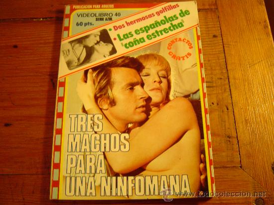 Magazines: Revista erotica Videolibro serie azul n&ordm; 40,,a&ntilde;os 70