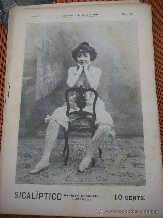 Magazines: Sical&iacute;ptico. Revista erotica. N&ordm; 13 Abril 1904. Barcelona