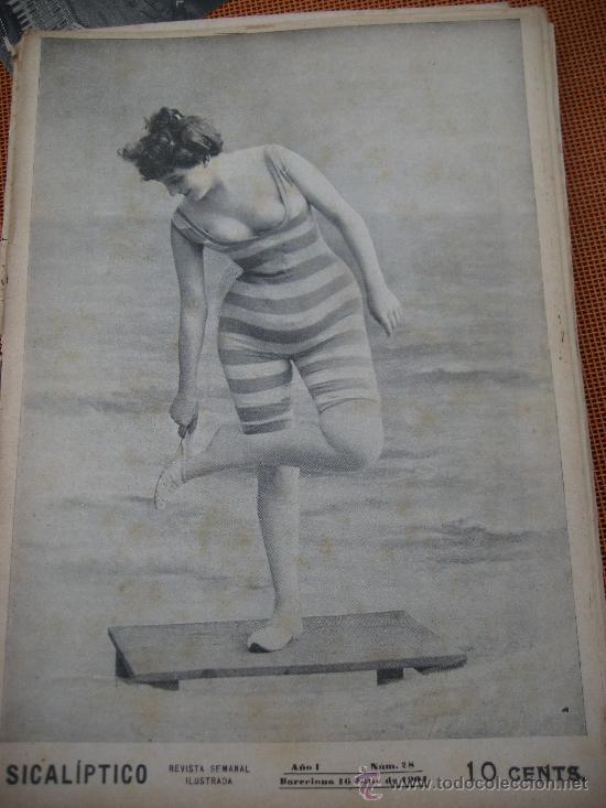 Magazines: Sical&iacute;ptico. Revista erotica. N&ordm; 28 Julio 1904. Barcelona