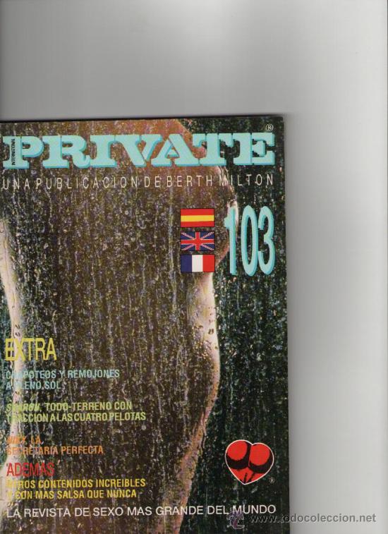 Private Nº 103 Comprar Revistas Para Adultos En Todocoleccion 194144820 8035