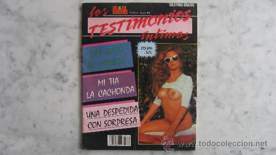 Journals: LOS TESTIMONIOS DE LIB N&ordm; 11 G.A.R., ( REVISTA EROTICA A&Ntilde;O 1988 )