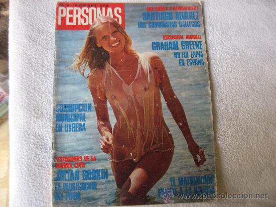 Journals: PERSONAS,CORRUPCION EN UTRERA-GRAHAM GREENE-EL METRO DE MADRID,VIEJO Y SUCIO-POSTER EROTICO-EUSKADI.