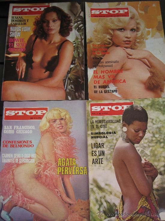 Zeitschriften: 1975. REVISTA EROTICA STOP.OCASION. LOTE . 27 NUMEROS