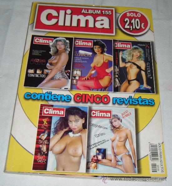 Magazines: album n&ordm; 155 revista clima para adultos incluye cinco revistas