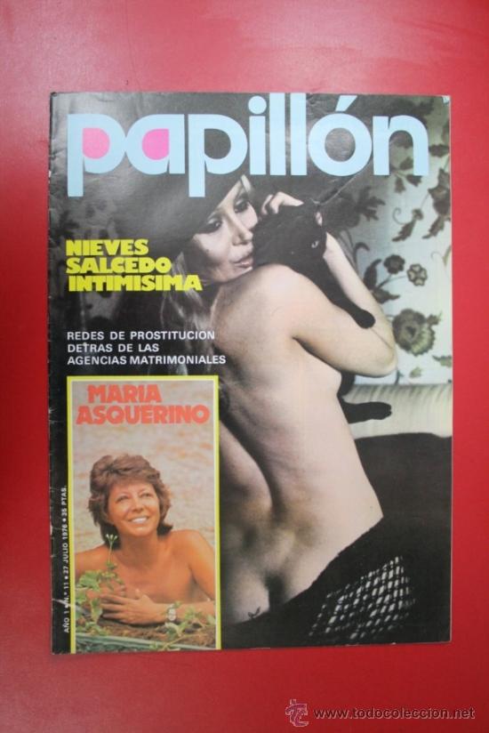Magazines: Revista Er&oacute;tica Papill&oacute;n A&ntilde;o I, Numero 11, Julio 1976, Portada: Nieves Salcedo, con P&oacute;ster Central