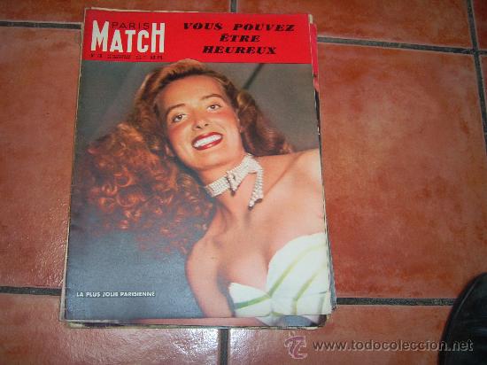 Zeitschriften: PARIS MATCH N&ordm; 18, LA PLUS JOLIE PARISIENNE, MODA EN LA PLAYA, 23 JULIO 1949