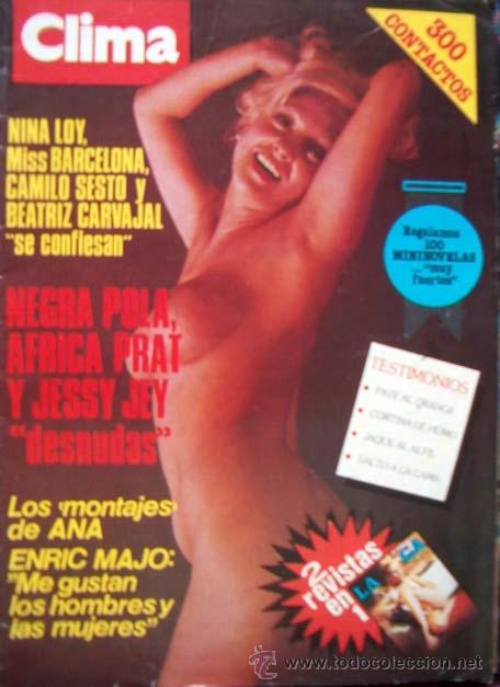 Revistas: REVISTA CLIMA / AFRICA PRAT, ENRIC MAJO, NEGRA POLA, LINA MORGAN, MISS BARCELONA, CAMILO SESTO