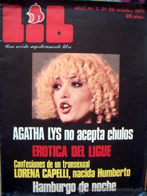 Journals: REVISTA LIB NUMERO UNO / N&ordm; 1 / AGATA LYS / EJEMPLAR DE COLECCION! LORENA CAPELLI