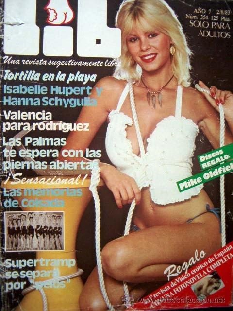Revistas: REVISTA LIB N&ordm; 354 / HANNA SCHYGULA, ISABELLE HUPPERT, LAS CHICAS DE COLSADA, VIDEO LIB Y ++++