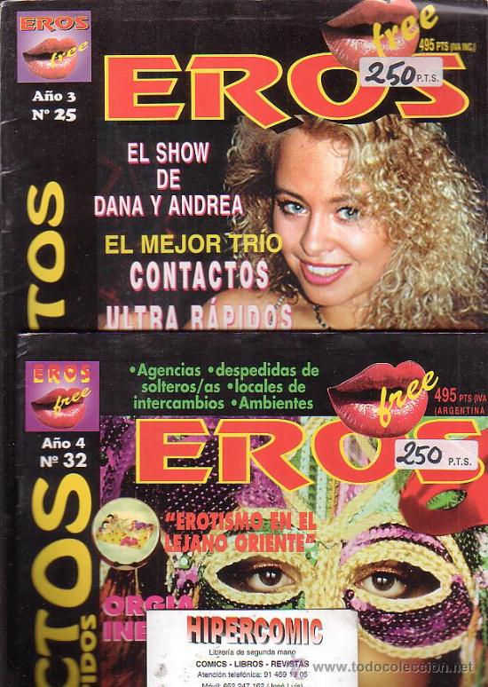 Journals: EROS FREE , LOTE DE 2 EJEMPLARES ( REVISTA EROTICA DE LOS 90 ) - fotos amateur