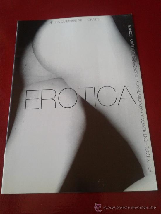 Journals: Revista Er&oacute;tica #1 Nov 98 Barcelona Betty Page Cristianos Gays Despedidas de soltero 24 p.